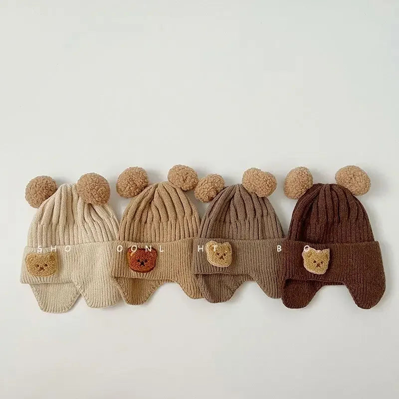 Pompom Bear Beanie