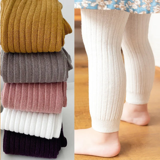 Ribbed Cotton Leggings